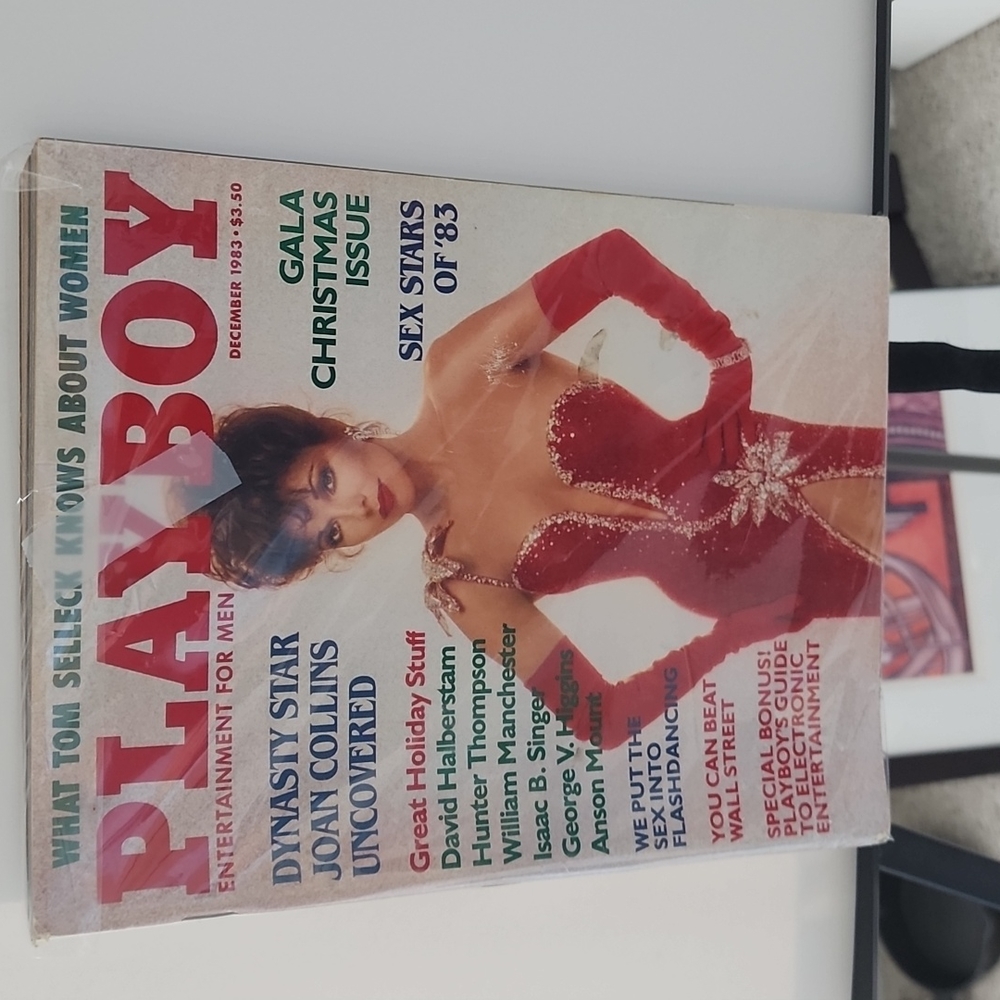 PLAYBOY 1983 Holiday issue Joan Collins